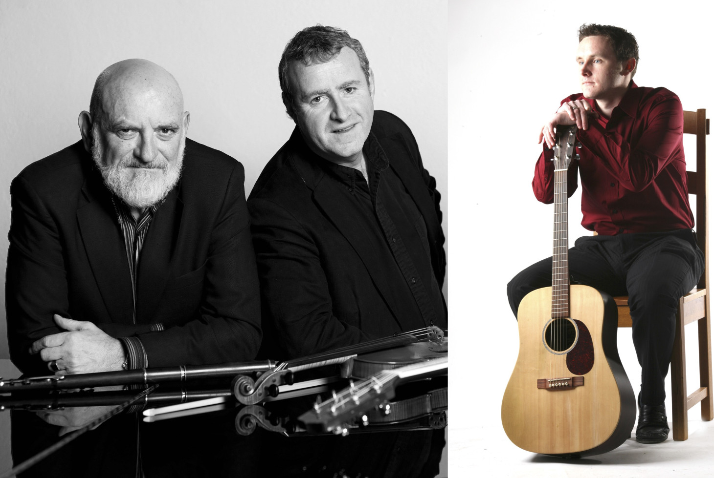 Matt Molloy and John Carty with Mike McCague